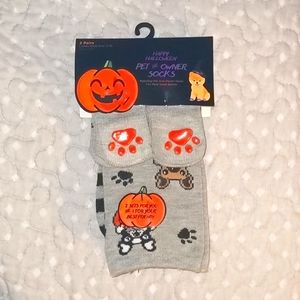 Happy Halloween Pet And Owner Socks Set
